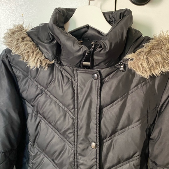 Guess black puffer coat jacket - Picture 2 of 16